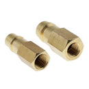 R-134a 1/4" Air Conditioning Adapter Set Metal Durable High-quality 2Pieces