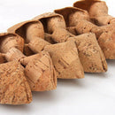 Cork Wood Bow Tie Wooden Bow Ties Men's Novelty Handmade Solid Bow tie For