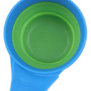 Pet Folded Cat Feeders Bowl Food Storage Spoon Sealing Clipper Dog Supplies BX