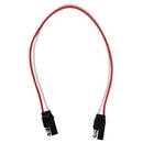 1.25ft 2-Pin SAE Plug Trailer Light Wiring Harness Extension Cable Connector Kit