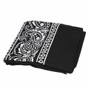 Bandanas scarf Hip Hop Rock headband hair scarf for dance Sport bike - blac P8N7
