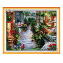 Stamped Cross Stitch Kits Patterns Embroidery Kit - The Lakeside House, 14