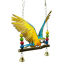1pc Parrot Toys Bird Hanging Swing Cage Decoration Cockatiel Toys Durable B F4C6