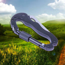 5 in 1 EDC Outdoor Multi Function Climbing ToolCarabiner Hook Gear Buckle A