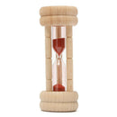 3 Minutes hourglass Egg Timer Wood Frame Sand Glass Kitchen Interior Decora