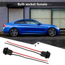 2x T10 194 LED Bulb Socket Holder Harness Female Plugs Adapter Connector