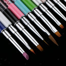10Pcs Acrylic Nail Brush Professional Nail Art Painting Dotting Pen Tool Set