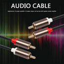 1m 2 RCA to 2 RCA Cable Male to Male Audio Cord for TV Amplifier Soundbox