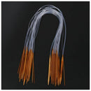 18 Pairs 32'' (80cm) Circular Carbonized Bamboo Knitting Kits Needles Set (