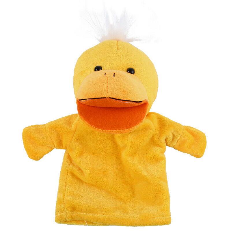 Cute Plush Velour Animals Hand Puppets Chic Designs Kid Child Learning Aid  E9K6