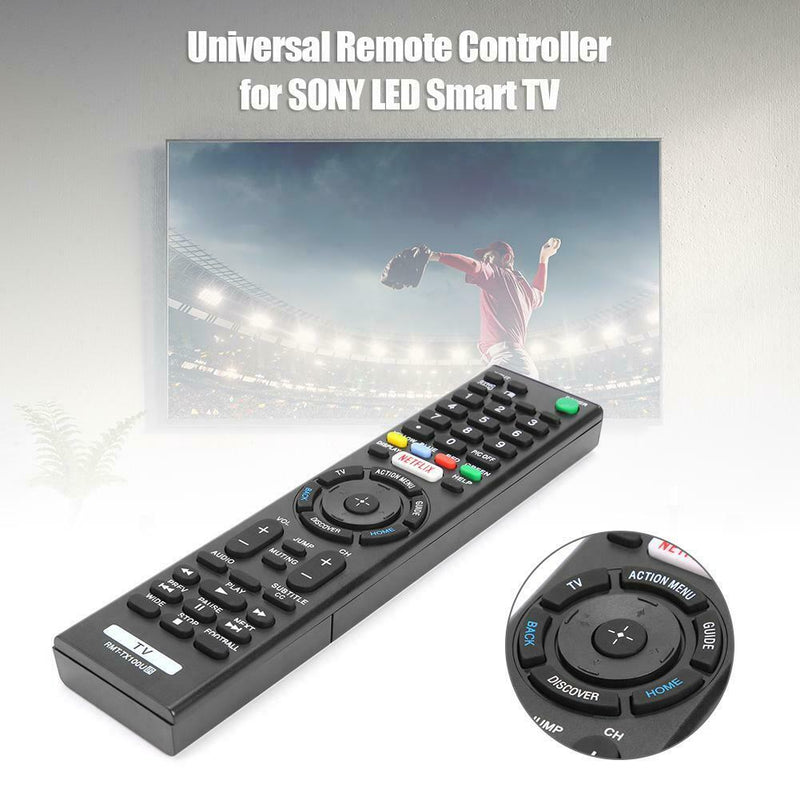 RMT-TX100U LED TV Remote Control Black Smart Controller for SONY L-50W800C