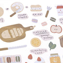Bread Strawberry Journal Decorative Stationery Stickers DIY Diary Album Sticke3C