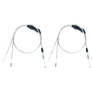 2X Dirt Bike Dual Throttle Grip Cable Wire For