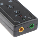 2pcs7.1 External USB Sound Card USB Headphone Audio Adapter Micphone Sound C Gw