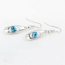 Fashion Jewellery Sets, Women's Hook Dangly Earrings & Pendant Necklace for K9F7