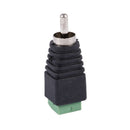 5pcs UTP Cat5 Cat6 Cable to CCTV AV Phono RCA Male Jack Plug Adapter X7A6