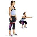 Elastic Resistance Band Sets For Exercise Yoga Training - 4 Types/Pack