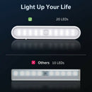 Smart Closet Light, 20-Led Battery-Operated Under-Cabinet Light, with 3 Mod