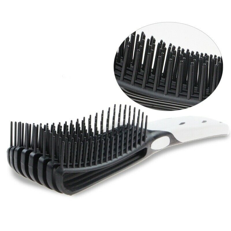Black Hair Brush Scalp Massage Comb Women Hair Brush Comb Health Care Reduc Q9N9