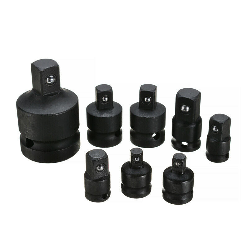 8pcs 1/2" 1/4" 3/8" 3/4" Drive Ratchet Socket Adapter Reducer Air Impact Set
