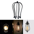 Industrial Basket Cage, Matt Black Ceiling Pendant Light Shade , Easy to