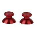 3x Replacement Metal Thumbsticks Bullet Buttons Set for PS4 Controller Red