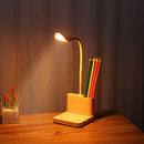 Usb Rechargeable Led Desk Lamp Press Table Lamp for Book Reading Study Offi