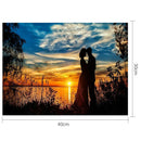 5D DIY Full Drill Diamond Painting Sunset Lover Cross Stitch Embroidery Kit