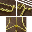 2Pcs Iron Display Stand Golden Easel Plate Display Photo Cookies Holder Bracket