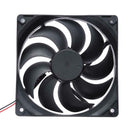 YD-1212025SH DC12V Cooler Fan 118x118x24mm 7 Blades Computer PC Cooling Fan