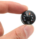 Mini Thermometer Plastic pointer Round Degrees Indoor and Outdoor Househol lj