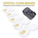 Hands Free Headband Magnifying Glass, Usb Charging Head Magnifier With Led
