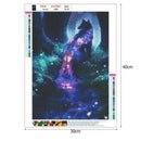 5D DIY Full Drill Diamond Painting Novelty Wolf Cross Stitch Embroidery Kit