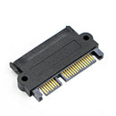 New 7+15 pin SAS to 7+9 pin SATA 180 Degrees Straight Head Adapter Converter
