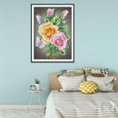 5D DIY Special Shaped Diamond Painting Flower Cross Stitch Mosaic Kit Decor