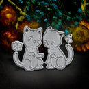 Cat Metal Cutting Dies Stencil DIY Scrapbooking Embossing Album Paper Card Craft