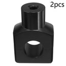 2Pcs Black Universal Motorcycle 25Mm 1 Inch Handlebar Risers Clamp For Harl