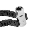 Oil Filter Wrench Heavy Duty Strap 52 Knots Dual Chain 1/2" Square Drive
