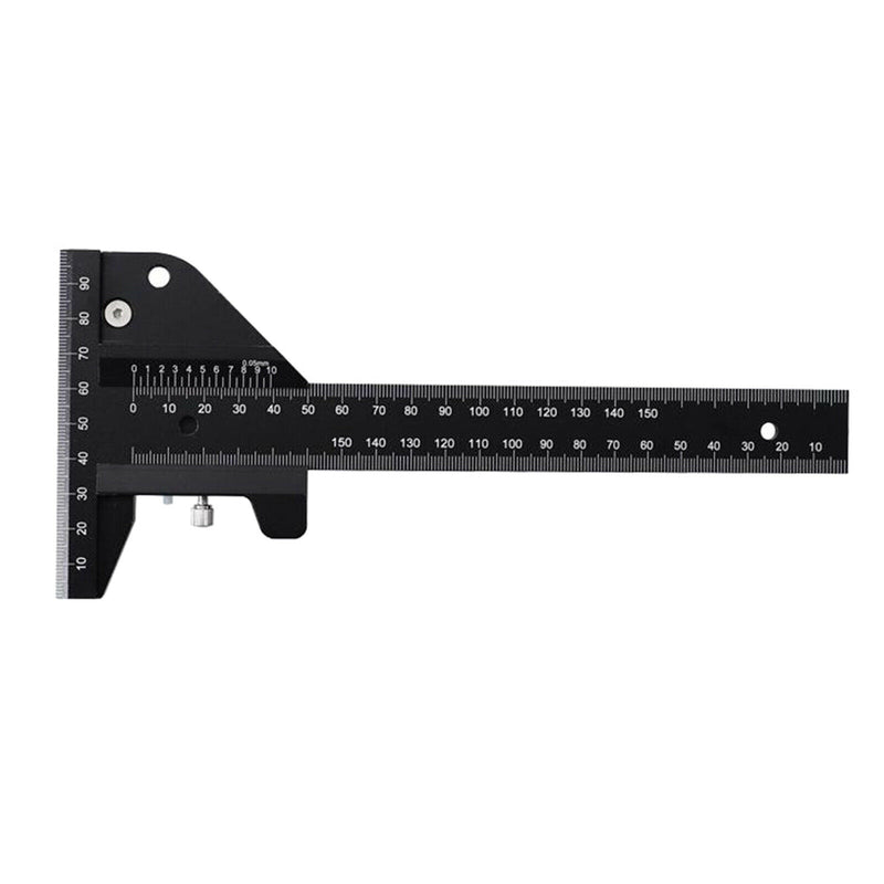 Multifunctional Woodworking T Shape Ruler Carpenter Measuring Marking Tool,