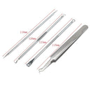 4Pcs Stainless Blackhead Acne Facial Pimple Spotting Remover Extraction Too