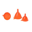 3X Plastic Funnel Kitchen Home Tool Lab Car Gadget Liquid Water Oil Fills Tool L