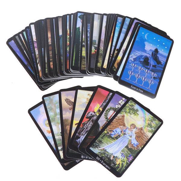 78 Cards Witch Tarot Deck Future Fate Indicator Forecasting Cards Gift TableGa3C