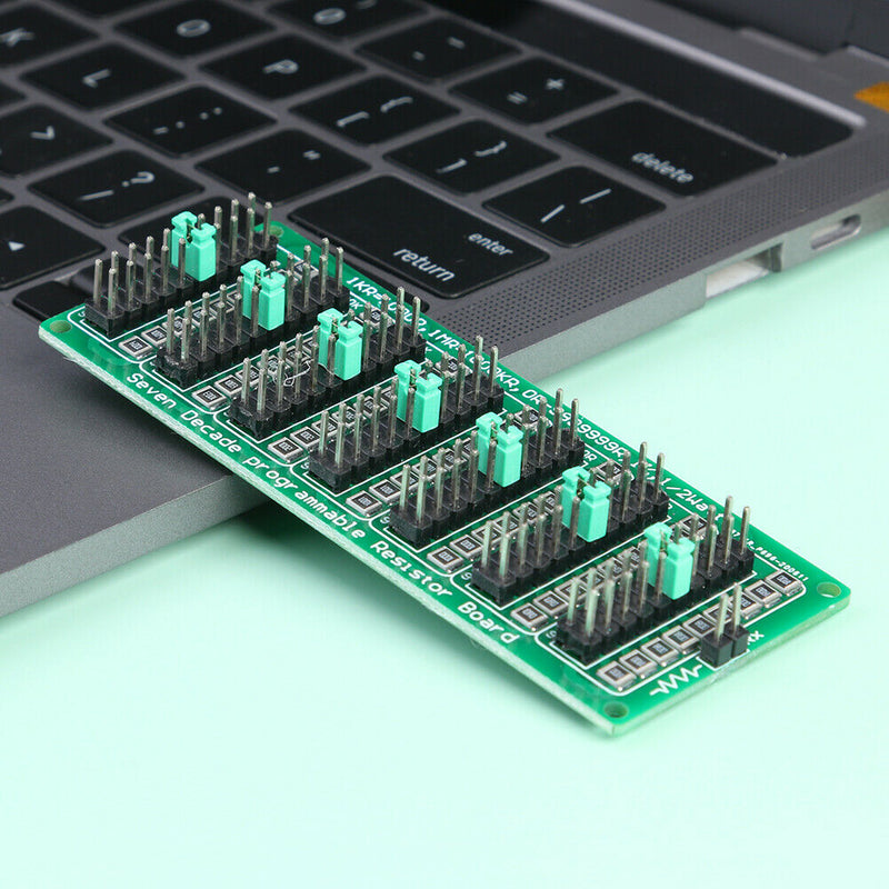 7 Decade Resistor Board 1R-9999999R/1R Programmable Resistance SMD Module A