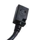 Mini 5 pin female adapter, black Micro-USB 5 pin male