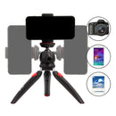 Aluminum Alloy Rotatable Camera Travel 360 Degree Foot Stand Tripod Retractable