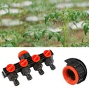 Garden Water Tap Splitter Adaptor Quick Thread Hose Pipe Connector Adapter Q0Z2
