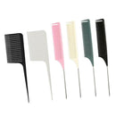 6Pcs Pro ABS Plastic Weaving Highlighting Foiling Hair Comb Styling Salon