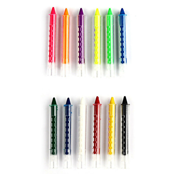 Face Body Painting Crayon 6 Colours Kit Set Sticks Party Wedding Kids Child #gib