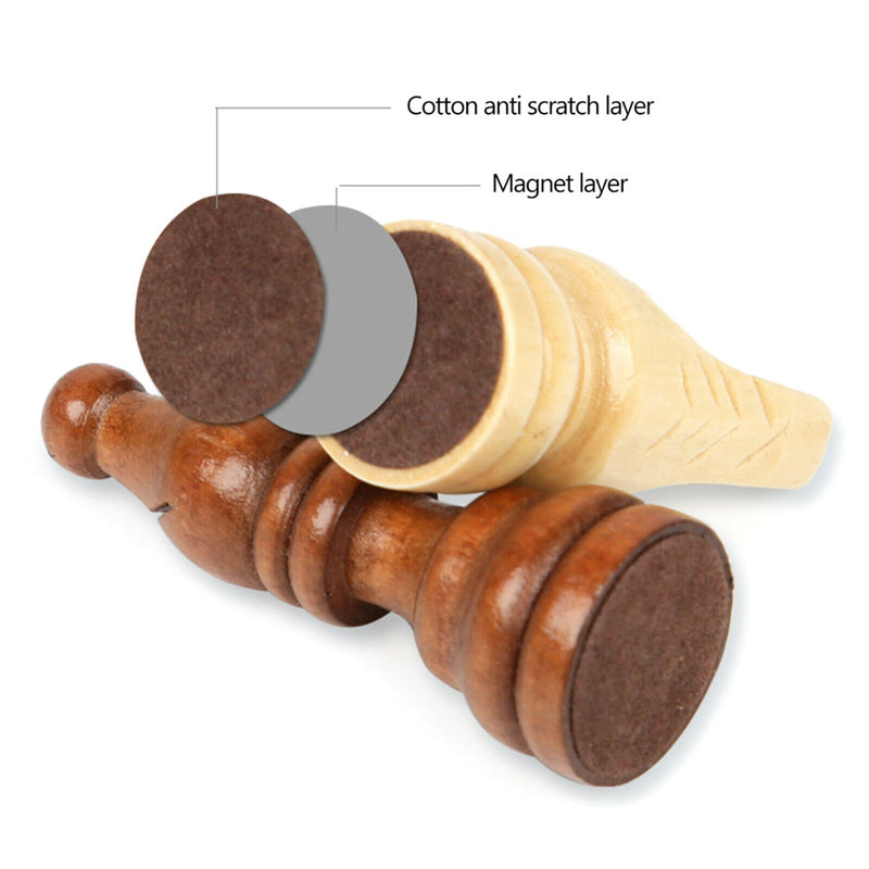 2 in 1 International Chess Checkers Set, Magnetic Chess Pieces Board Game