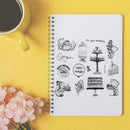 Letters Bear Toys Silicone Stamp Rubber Seal Transparent Scrapbook Album E2P7